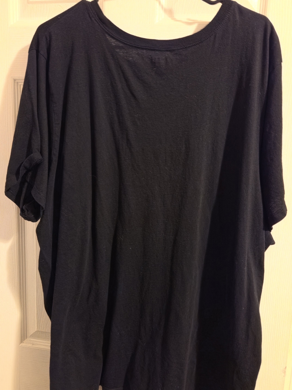 Black Tee with White Lunar Phases Graphic - Picture 6 of 7